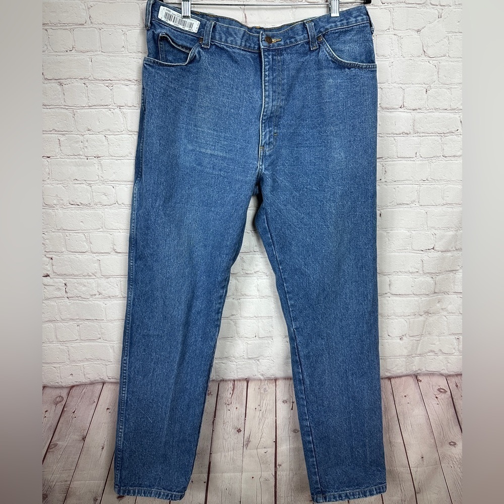 UniFirst Work Pants Jeans Mens 38 x 32 Medium Wash Uni‎ First